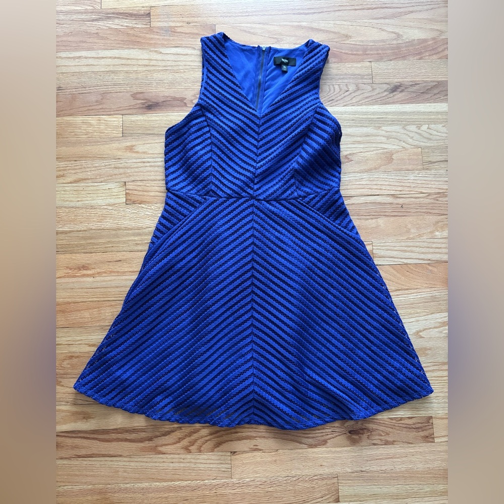 Chic Blue Sleeveless Dress